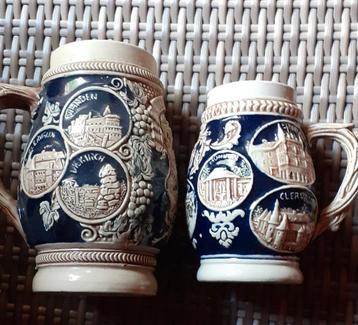 2 bierpullen / biermokken beschikbaar voor biedingen