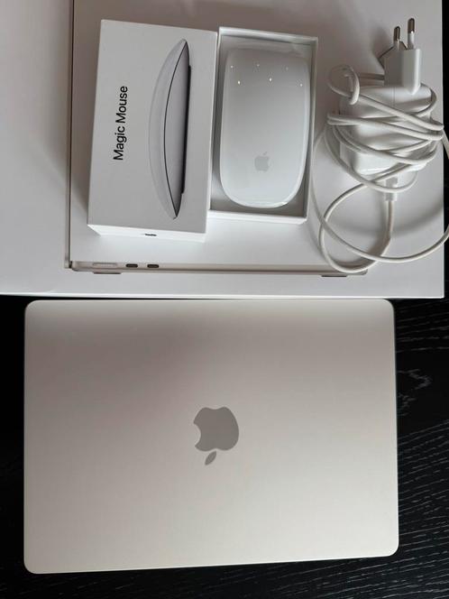 APPLE Macbook air 13.6  + magic mouse + glitterhoes, Computers en Software, Apple Macbooks, Zo goed als nieuw, 13 inch, Ophalen of Verzenden