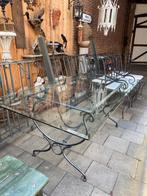 Nieuw Eethoek tafel 6 stoelen kussens, Ophalen of Verzenden, Zo goed als nieuw, 4 tot 6 stoelen