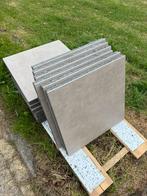 12 stuks Taupe Keramische tegels 60x60, Ophalen, Nieuw, Keramiek, Terrastegels