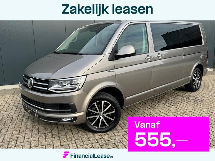 Volkswagen Transporter 2.0 TDI Automaat L2H1 DC Highline * M, Auto's, Bestelauto's, Bedrijf, Lease, Financial lease, ABS, Achteruitrijcamera
