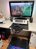 Gaming/spel pc inclusief monitor en stuurtje, Ophalen, Gebruikt, 70 tot 120 cm