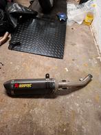Akrapovic titanium uitlaat Kawasaki Z750 (2007-2012), Motoren, Ophalen of Verzenden, Gebruikt