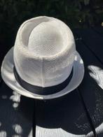Stijlvolle witte hoed, Ophalen of Verzenden, Zo goed als nieuw, One size fits all, Hoed