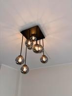 Bollen lamp rookglas, Huis en Inrichting, Ophalen, Zo goed als nieuw, Glas