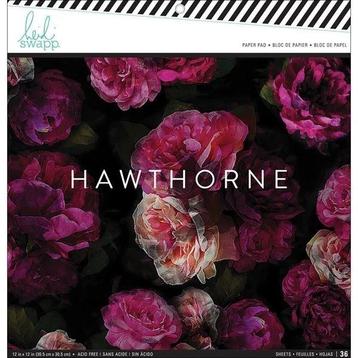 Heidi Swapp 12x12 Paper Pad Hawthorne Collection #314116 beschikbaar voor biedingen