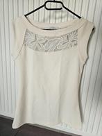 wit topje met mooie afwerking vanboven, Wit, Ophalen of Verzenden, Gedragen, Lola Liza
