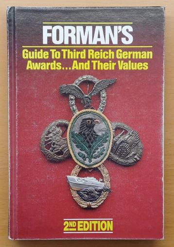 Forman's, Guide to Third Reich German Awards...  beschikbaar voor biedingen