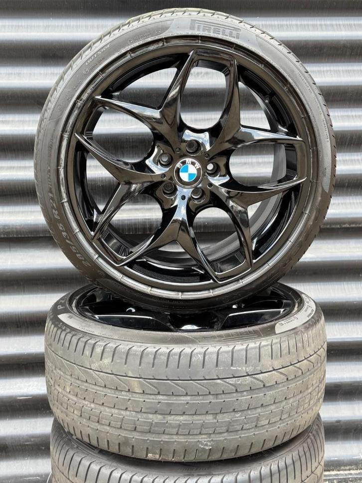 21” Orig Bmw X5 X6 F15 F16 E70 E53 velgen Styling 215 banden, Auto-onderdelen, Banden en Velgen, Band(en), Zomerbanden, 21 inch