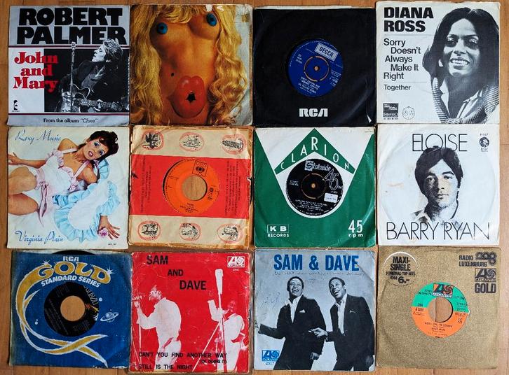 siingles Jaren 60 en 70 Rolling Stones tot Them, Cd's en Dvd's, Vinyl Singles, Gebruikt, Single, Pop, 7 inch, Ophalen of Verzenden