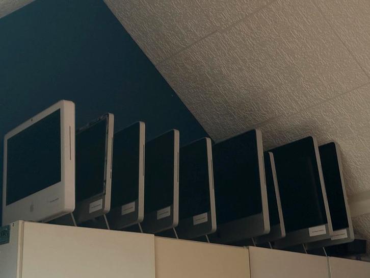 9 Oude iMacs (2006-2010) - Onderdelen of Reparatie, Computers en Software, Apple Desktops, Niet werkend, iMac, HDD, Minder dan 2 Ghz