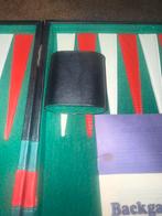 Backgammon spel - Gebruikt, kleine beschadiging, Hobby en Vrije tijd, Gezelschapsspellen | Bordspellen, Een of twee spelers, Ophalen of Verzenden