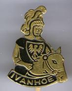 Ivanhoe zwart op koper TV/strip speldjes ( R_172a ), Verzamelen, Speldjes, Pins en Buttons, Verzenden, Nieuw, Figuurtje, Speldje of Pin