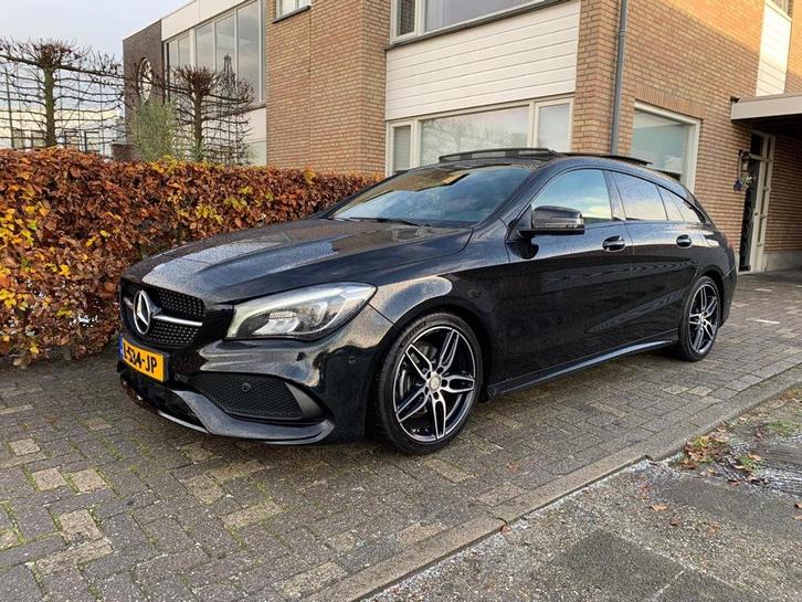 Mercedes-Benz CLA 1.6 Cla200 115KW Sh.br. 7G-DCT 2017 Zwart, Auto's, Mercedes-Benz, Particulier, CLA, ABS, Achteruitrijcamera