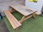 Houten picknicktafel - Gebruikt, Ophalen, Gebruikt, Rechthoekig, Hout