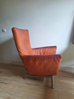Foxx label vd Berg leren fauteuil, Huis en Inrichting, Fauteuils, Ophalen, Gebruikt, 50 tot 75 cm, Leer