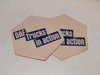 Twee bierviltjes DAF Trucks in Action, Ophalen of Verzenden, Nieuw, Auto's