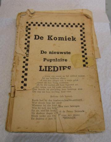 De Komiek populaire liedjes om mee te zingen jaren 50 beschikbaar voor biedingen