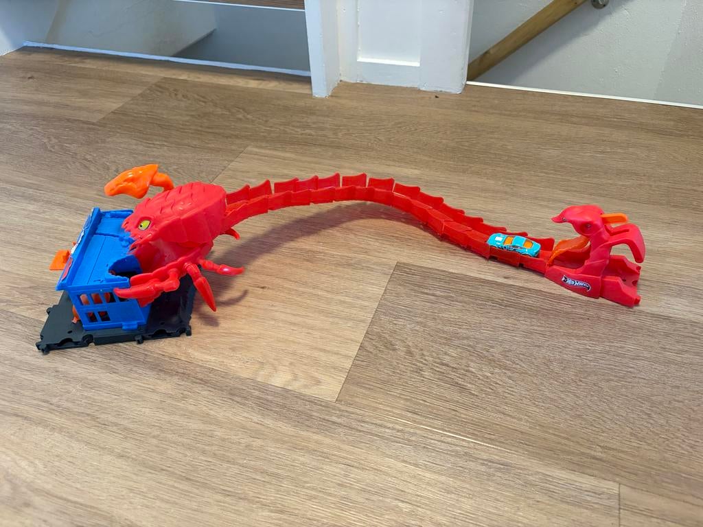 Hot Wheels Scorpion Aanval Racebaan, Ophalen, Hot Wheels, Racebaan, Gebruikt