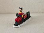 Disney mickey mouse - beeldje - treintje - kerstdorp, Ophalen, Mickey Mouse, Zo goed als nieuw, Beeldje of Figuurtje