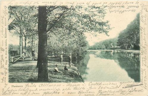 (701-079-043) Enkhuizen Plantsoen, Verzamelen, Ansichtkaarten | Nederland, Noord-Holland, Verzenden