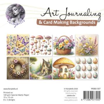 Art Journaling and Card Making backgrounds set 7 99080/007 beschikbaar voor biedingen