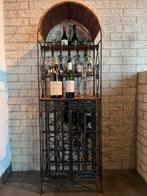 Metalen Wijnrek vintage, Huis en Inrichting, Woonaccessoires | Wijnrekken, Ophalen, 15 tot 25 flessen, Zo goed als nieuw, Metaal