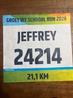Startbewijs halve marathon Schoorl Run 2026, Overige merken, Overige typen, Nieuw, Ophalen of Verzenden