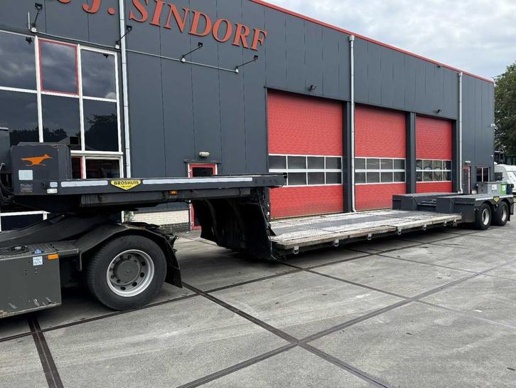 Broshuis Uitschuiftrailer - 2ABD-38 - Oplegger, Auto's, Vrachtwagens, Bedrijf, Aanhangers en Opleggers, Overige brandstoffen, Geïmporteerd