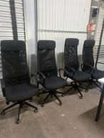 4x ikea bureaustoel, Ophalen, Zwart, Zo goed als nieuw, Bureaustoel