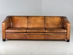 Art Deco 3 zits bank schapenleer klassiek, Ophalen