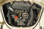 Volkswagen Kever Cabriolet | Gerestaureerd | 1973, Auto's, Oldtimers, Achterwielaandrijving, Zwart, Cabriolet, Beige