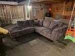 Mooie antraciete hoekbank met loungegedeelte, Ophalen, 250 tot 300 cm, Gebruikt, Hoekbank