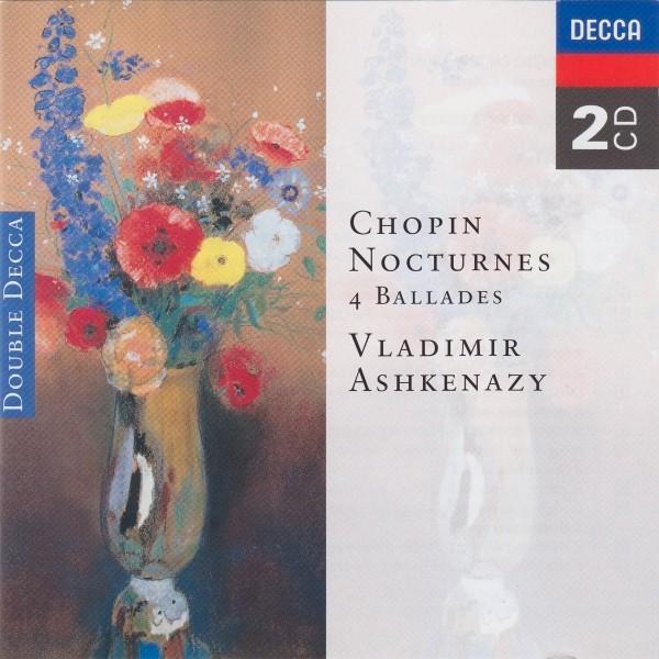 CHOPIN Nocturnes 2 - CD ASHKENAZY DECCA TOP CONDITIE, Cd's en Dvd's, Cd's | Klassiek, Zo goed als nieuw, Kamermuziek, Romantiek