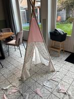 Tipi tentje roze met wit, Ophalen of Verzenden, Zo goed als nieuw, Overige materialen