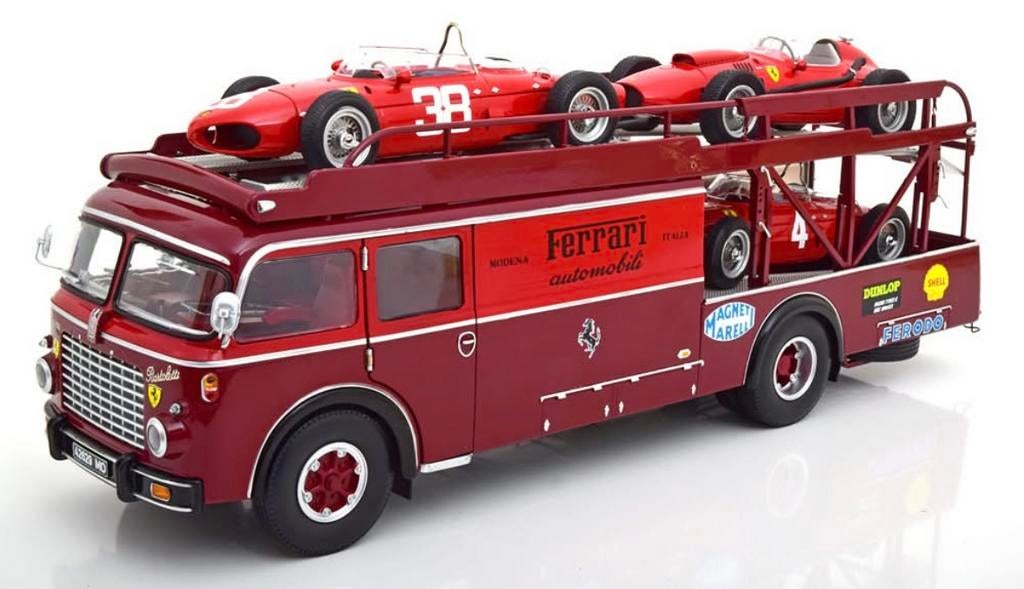 CMR SET Fiat 642 RN2 Bartoletti + 3x Ferrari F1 cars, Hobby en Vrije tijd, Modelauto's | 1:18, Ophalen of Verzenden, Zo goed als nieuw