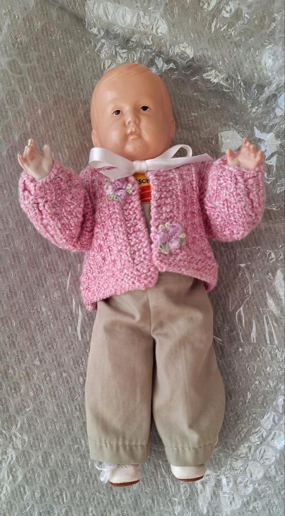 Heel oud Schildpadpopje, celluloid, 22cm, Verzamelen, Poppen, Gebruikt, Pop, Ophalen of Verzenden