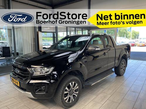 Ford Ranger 2.0 EcoBlue 213 pk Wildtrak Supercab | Trekhaak, Auto's, Ford, Bedrijf, Te koop, Ranger, 4x4, ABS, Achteruitrijcamera