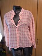 Roze Garçonne blouse pofmouwen S/M, Kleding | Dames, Blouses en Tunieken, Ophalen of Verzenden, Zo goed als nieuw, Roze, Maat 36 (S)