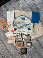 Lot tabak reclame advertentie + 5 volle oude pakjes, Verzamelen, Rookartikelen, Aanstekers en Luciferdoosjes, Ophalen of Verzenden