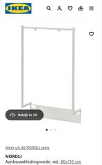 IKEA Nordli Aanbouw Kledingroede - Wit, Ophalen of Verzenden, Metaal, Modern