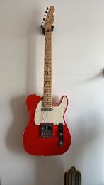 Telecaster Partscaster - Fiesta red, Relic'd, Ophalen of Verzenden, Zo goed als nieuw, Solid body, Fender
