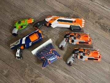 5x Nerf Blasters (pistols) beschikbaar voor biedingen