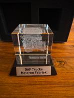 DAF Aandenken - Paccar MX Motor in Glas, Ophalen, Nieuw, Overige materialen, Beeldje(s)