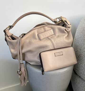 Mc Gregor leren schoudertas en portomonee beschikbaar voor biedingen