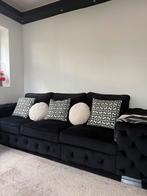 ✨ Luxe velvet banken set – 2 grote + 1 kleine bank ✨, Ophalen, 100 tot 125 cm, Rechte bank, Stof