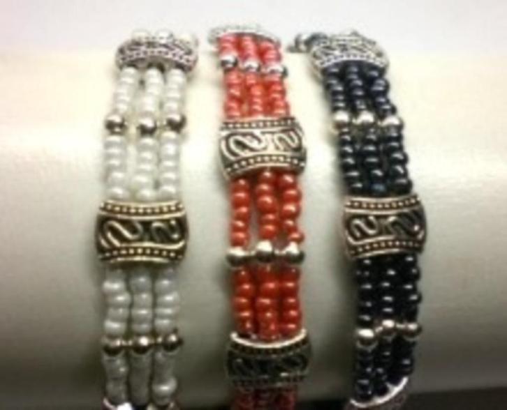 sieradenpakket zelfmaak rocailles armband, Sieraden, Tassen en Uiterlijk, Armbanden, Nieuw, Verzenden
