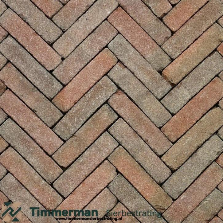 Aanbieding! Gebakken Dikformaat Novoton, Getrommelde klinker, Tuin en Terras, Tegels en Klinkers, Nieuw, Klinkers, Keramiek, Ophalen of Verzenden