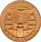 ZUIVEL BEREIDING           diam. 5 cm       gewicht 49 gram, Postzegels en Munten, Penningen en Medailles, Ophalen of Verzenden