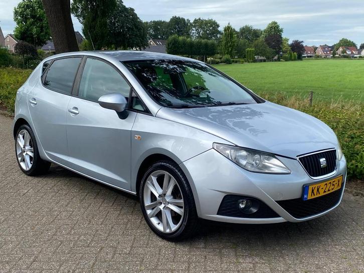 Seat Ibiza 1.6 77KW 5DRS 2009 Grijs, Auto's, Seat, Particulier, Ibiza, Airbags, Bochtverlichting, Centrale vergrendeling, Elektrische buitenspiegels